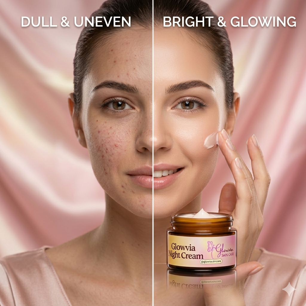 Glowvia Beauty Cream – Radiant Glow & Overnight Skin Repair | Glowvia Skin Care